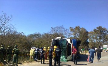 Mueren 11 personas en accidente en Las Choapas