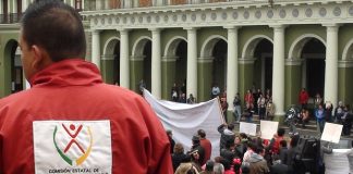 CEDH y Ceapp vigilan manifestación de jubilados