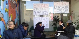 Sindicatos magisteriales en paro laboral; la SEV no les paga