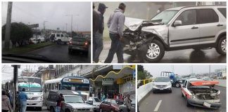 Accidentes carreteros dejó la lluvia en Xalapa