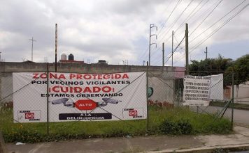 Se organizan vecinos vigilantes en la colonia Las Minas de Xalapa