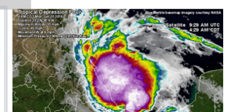 Esta noche la tormenta Danielle tocará tierra en Tuxpan