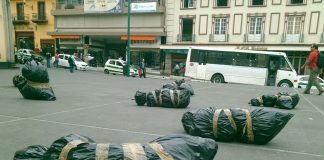 Las mujeres embolsadas de plaza Lerdo