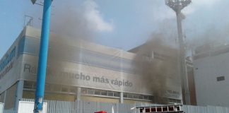 Video: Telmex se quema a exceso de velocidad en Xalapa