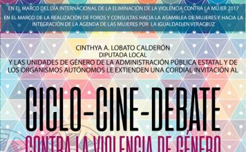 Invita diputada Cinthya Lobato a cine-debate en el Congreso del Estado