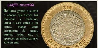 Falso que monedas de 10 pesos denominadas «gráfila invertida» valgan miles de pesos