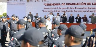 Se gradúan 89 Policías Preventivos de 8 municipios