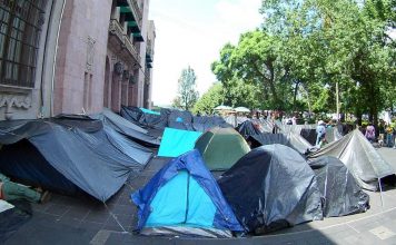 (Vídeo) 400 Pueblos, manifestantes de tiempo indefinido