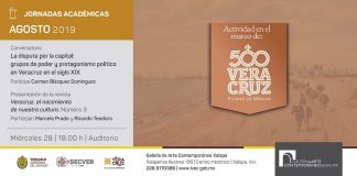 Invita IVEC a conversatorio por los 500 años de la Vera Cruz en Xalapa