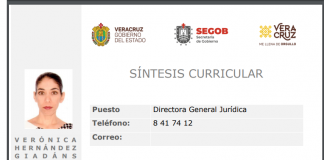 Verónica Hernández Giadáns, posición de Eric Cisneros