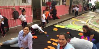 Diferentes escuelas festejan a todos Santos y a los Fieles Difuntos