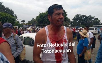 Desalojo violento a campesinos en Cumbre Tajín