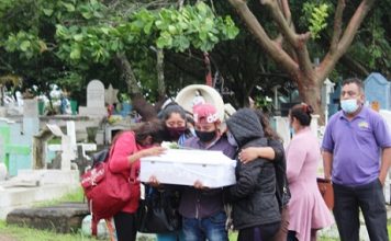 Despiden a la bebé que murió tras atropellamiento en fiesta de Baby Shower en Coatzacoalcos