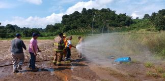 Protección civil municipal de Tlapacoyan, en constante capacitación.