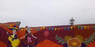 Plasman hermosos diseños con motivo del día de muertos en el panteón de dolores
