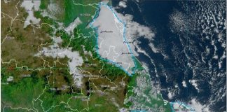 Frente frío número 10 mantiene fresco al estado de Veracruz