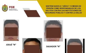 Sentenciados a 7 años de prisión por agredir a policías, en Zongolica